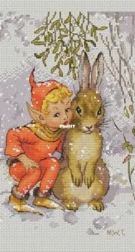 Elf and Hare by Ekaterina Volkova