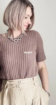 Crochet together - Svetlana Kochkina - Светлана Кочкина - Tee-shirt Simple Cozy - Футболка Simple Cozy - Russian