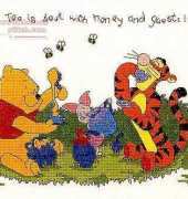 Designer Stitches D60 Pooh Tea is best with Honey Guests