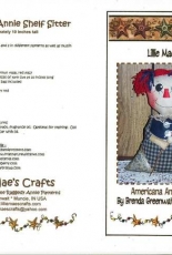 Lillie Mae's Crafts Americana Annie Shelf Sitter by Brenda Greenwalt - Free