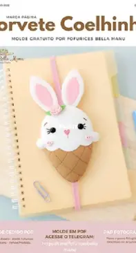 Fofurices Bella Manu - Bunny Ice Cream  Sorvete Coelhinha  by Vanessa Fidelis - Portuguese - Free