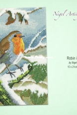 Heritage Crafts NARW1553 Robin in Winter by Nigel Artingstall