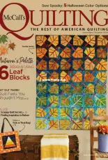 McCall's Quilting - SeptemberOctober 2018