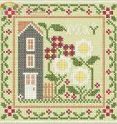 Little House Needleworks LHN May Monthly Ornie PCS + XSD
