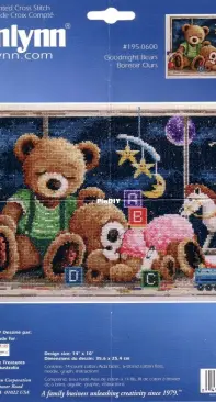 Janlynn 195-0600 Goodnight Bears