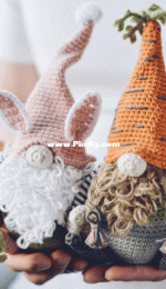 Firefly Crochet - Easter Gnomes