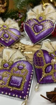 Unicorn Constellation - Xmas Heart Series Purple