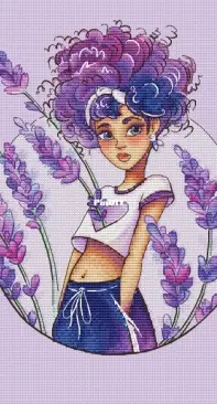 Magic Stitch - Lavender by Nadezhda Nagornaya / nezhenka.nadin
