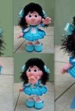blue elf doll