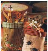 Embroidery / Fall Festival & Halloween Treat Bags from Cross Stitch and Needlework October 1996