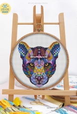 Awesome Pattern Studio C243 - Mandala Panther - XSD