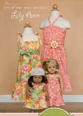 Lily Ann-Child and Doll Dresses Pattern-18"inch