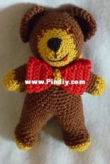 Crochet Pattern ABC - Akinna Stisu- Andrea Gaida - G for Grizzly Gruzzly Bear - Free