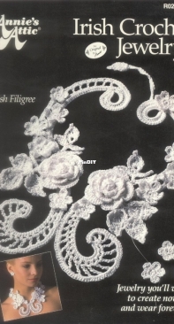 Annies Attic - Irish Filigree -  R0205 Irish Crochet Jewelry