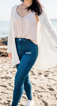Forthefrills - Grace Forthefrills - Textured Pocket Cardigan - Free