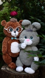 Bobrik toys - Natalia Bober -Kind Beaver + bonus Bunny and Bear