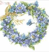 Lanarte 34736 Blue Wreath by Marjolein Bastin