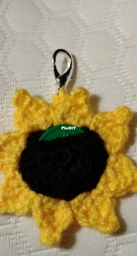 Sunflower Coin holder for shopping cart