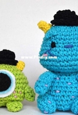 LennsCraft - sully and mike crochet