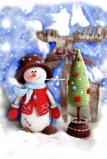 Knit a Miracle - Nelly Shkuro - Kevin the Snowman and his Christmas Tree