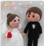 Amigurumi Aşkına - Tiny Mini Design - Demet Karabayır - Just Married - Translated