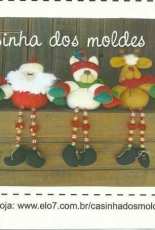 Casinha dos Moldes-4 Christmas Friends / Portuguese