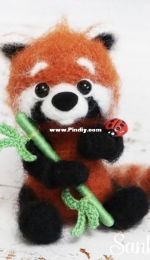 Sanka Toys - Oksana Berejshik - Keychain Red fire fox 