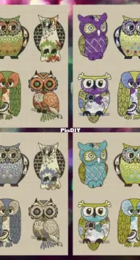 Owls by Lubov Vodenikova