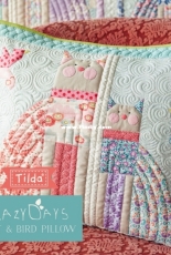 Tilda Fabrics- Lazy Days - Cat and Bird Pillow - free