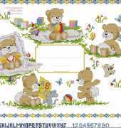 Vervaco 70.735 Teddies activity birth sampler (xsd)