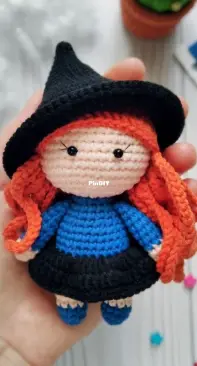 Marina crochet toys - Marina Vershinina - Little Witch - English