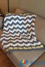 Marching Elephants Baby Blanket by Sue Williams - free