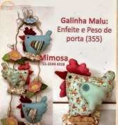 Loja Mimosa Galinha Malu - Chicken Doorstopper - Portuguese