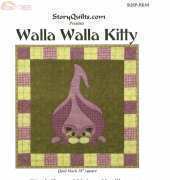Story Quilts-Garden Patch Cats_Block 4 Walla Walla Kitty by Helene