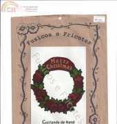 Fuxicos e Fricotes-Ghirlanda de Natal /Christmas Wreath - Portuguese