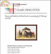 Classic Cross Stitch AN150 Horses and Ducks by the River