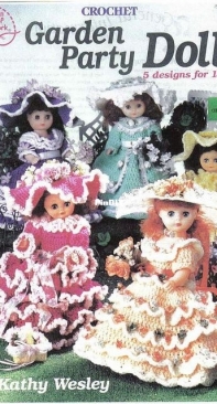 American School of Needlework 1172 Garden Party Dolls