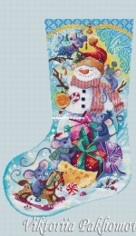 Christmas Stocking by Viktoriia / Victoria Pakhomova