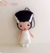 Gingermelon-Bride of Frankenstein ornament pattern