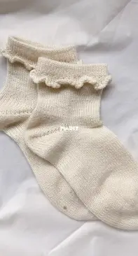 Ruffle socks by petiteknit