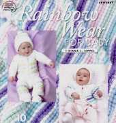 American School of Needlework ASN 1349 Rainbow Wear for Baby by Diana Sippel