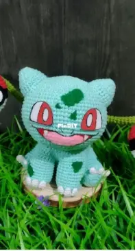 Pumpi Crochet - Fernanda Reyes - Bulbasaur