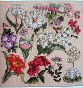 Flowers of the Month from BHG 2001 Cross Stitch Designs