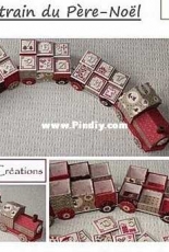 Carton Marie Creations - Le P'tit Train Du Père Noël - French
