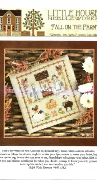 Little House Needleworks LHN - Fall On The Farm Chart 9 - Wishing You Well
