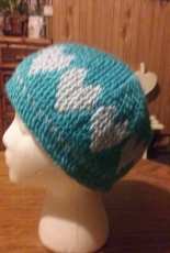 Blue Hearts Hat