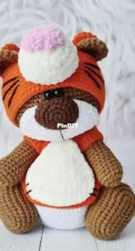 Crochet Wonders Design - Crochet Funny Bear - Olga Kurchenko - Outfit Tiger for Bear - Disfraz de Tiger para Oso - Spanish - Translated