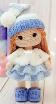 Kalu Crochet - Andry Pinzón -  Alice doll - Muñeca Alicia - Spanish