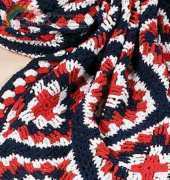 Annie's Attic EAC0278 American Fireworks Crochet Afghan by Karen Whooley - Free