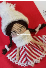 Poppy Crochet Design - Zsuzsanna Blaho - Christmas Candy Doll- Free